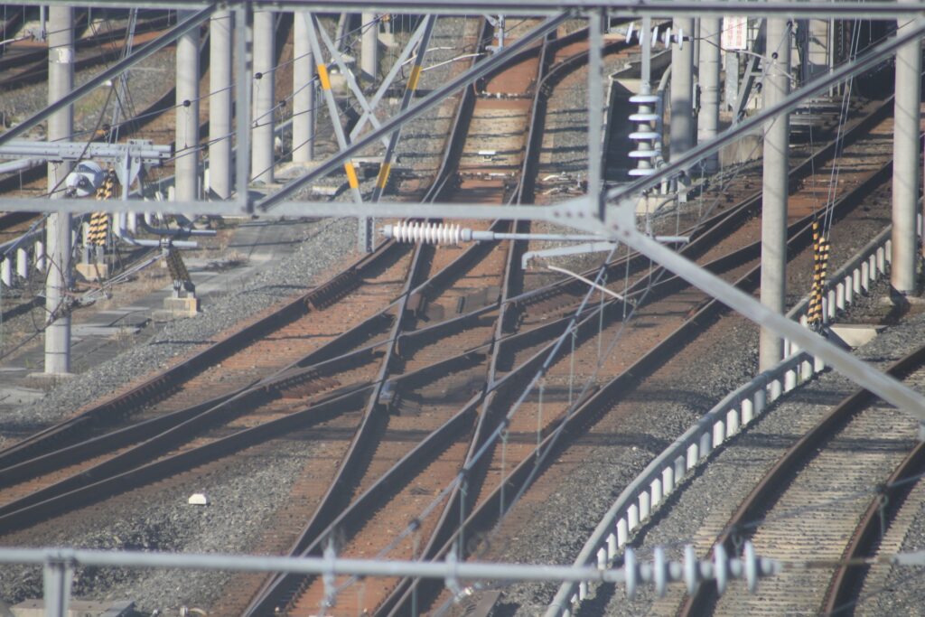 熊本市南区のJR九州車両基地 熊本市南区のJR九州車両基地