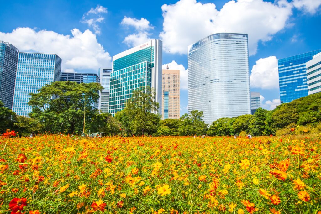 東京都中央区の浜離宮公園