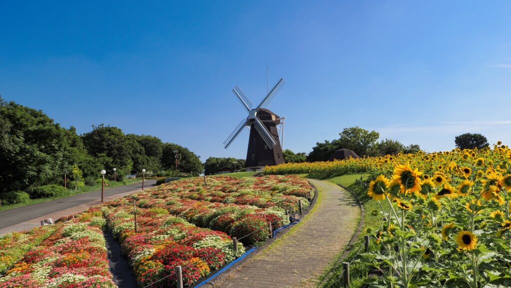 鶴見区の花博記念公園鶴見緑地
