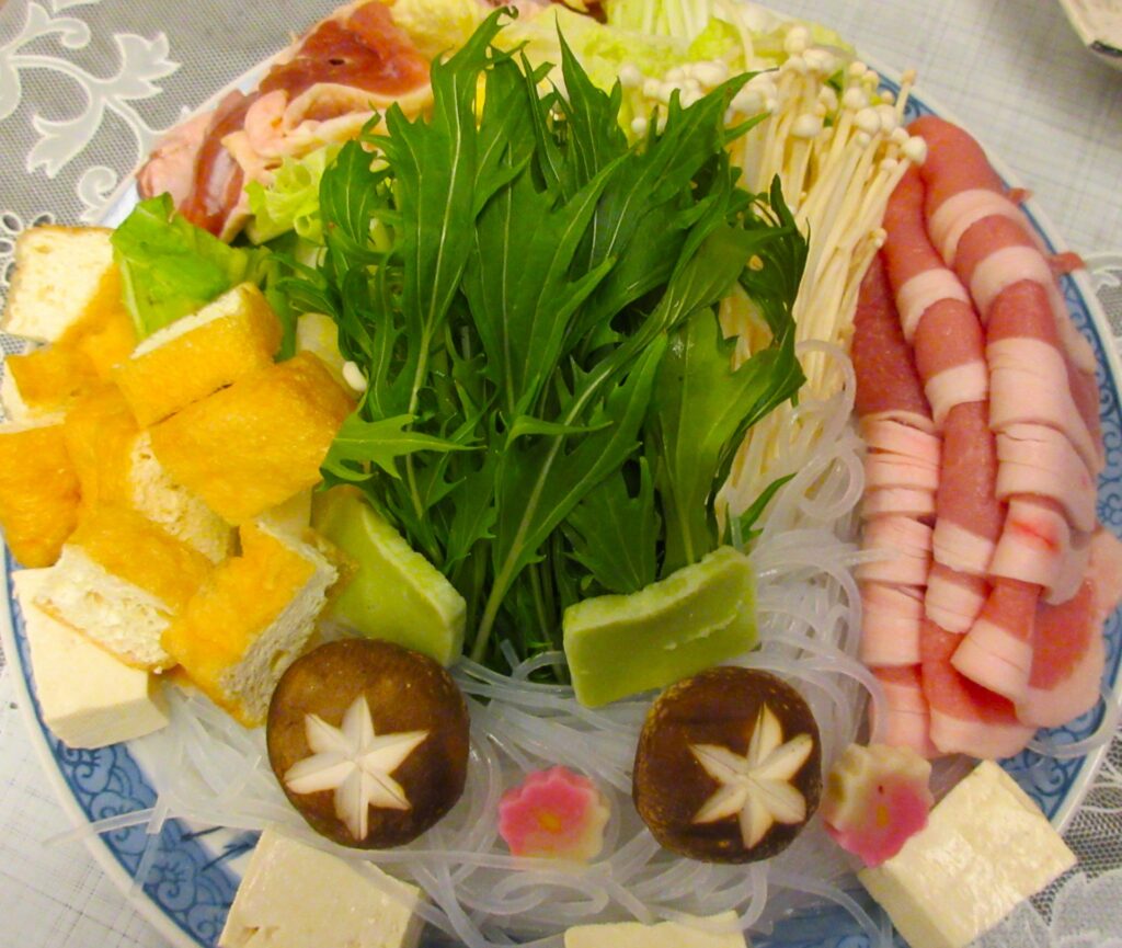 墨田区のちゃんこ鍋盛り合わせ