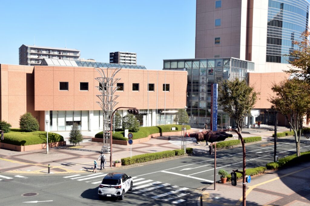 楽器博物館の外観 浜松市中央区の楽器博物館