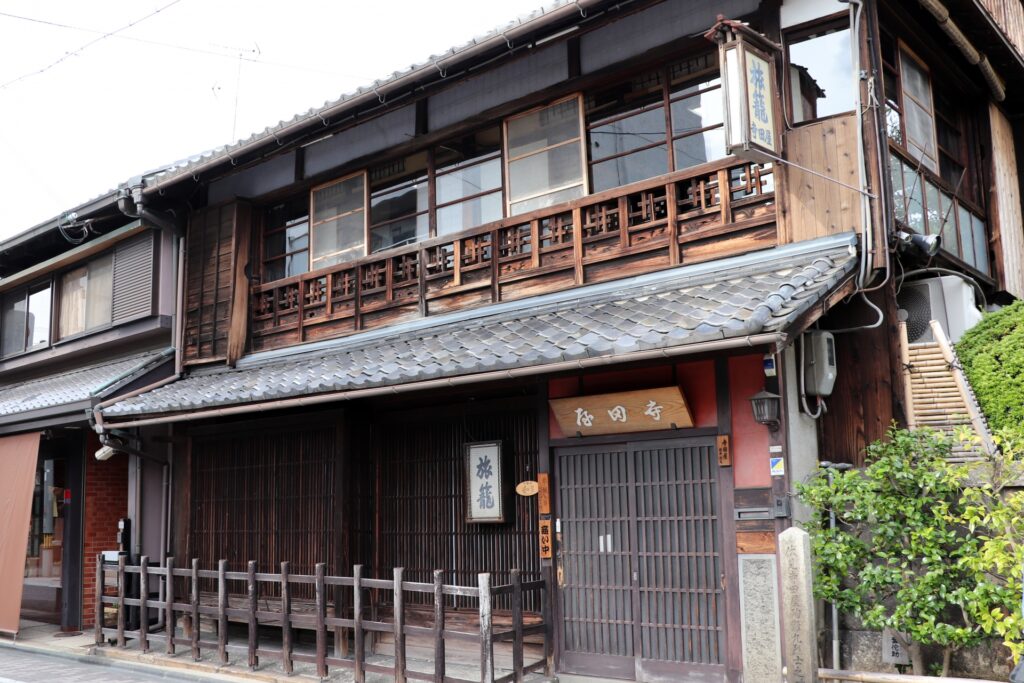 京都市伏見区の寺田屋外観