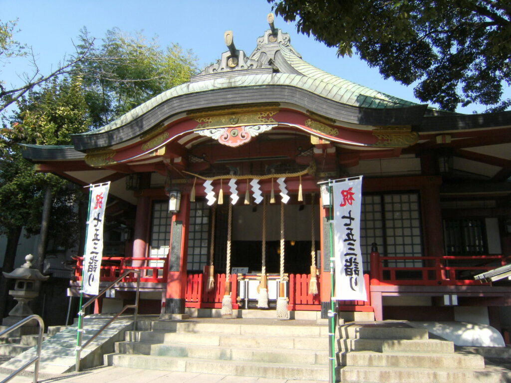 阿倍野神社の境内