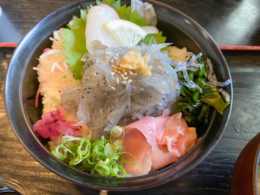 藤沢市生シラス丼