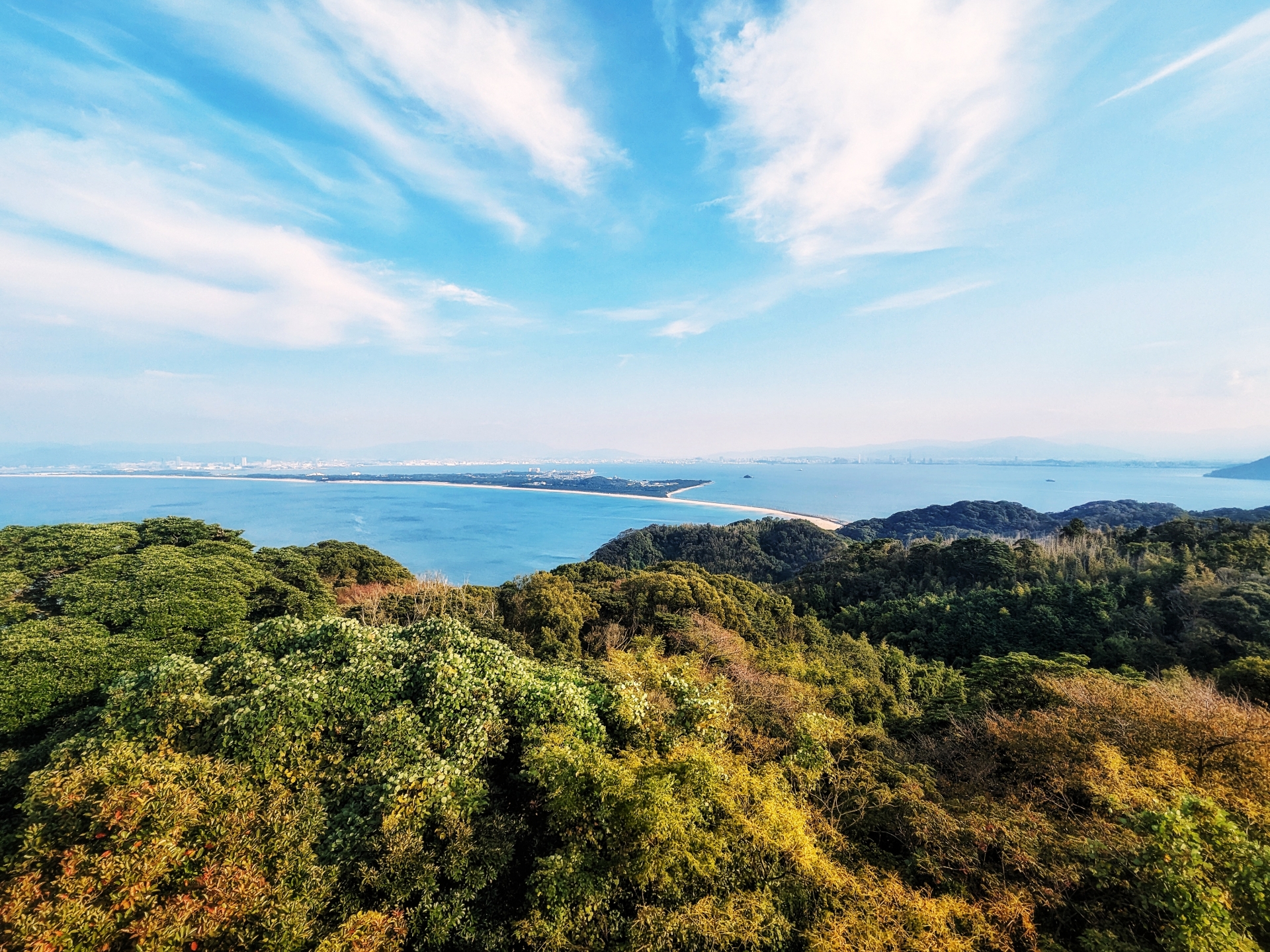 福岡県福岡市東区の海岸線