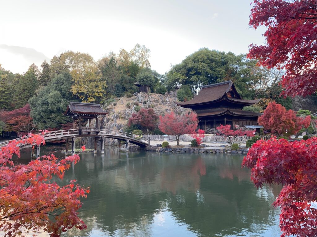 岐阜県多治見市の虎渓山永保寺の夕景