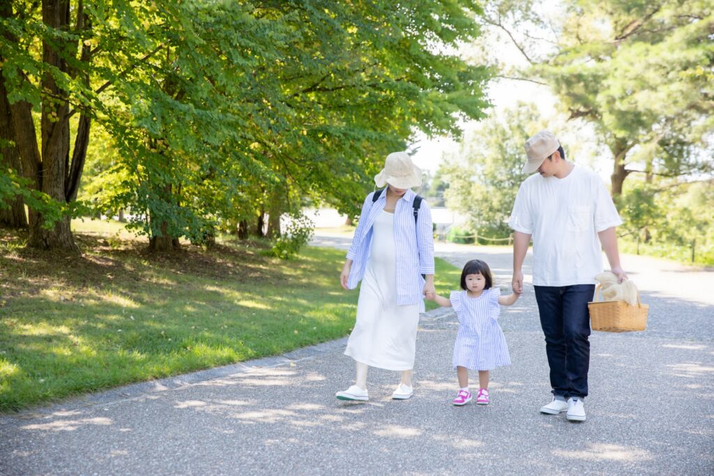 親子で参加する様子