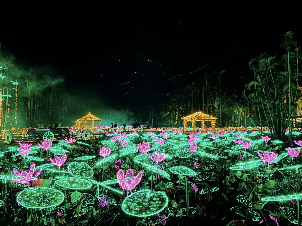 東南植物楽園のイルミネーション