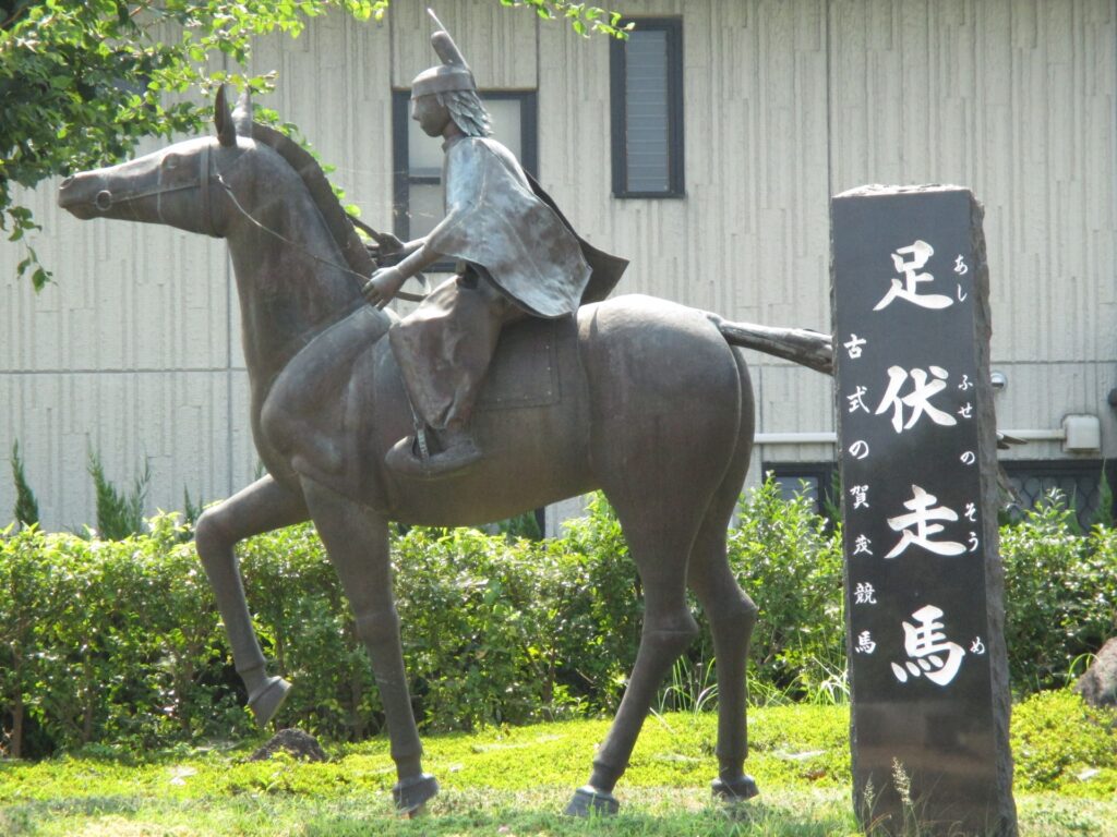 京都府京都市北区の馬の銅像 京都府京都市北区の馬の銅像