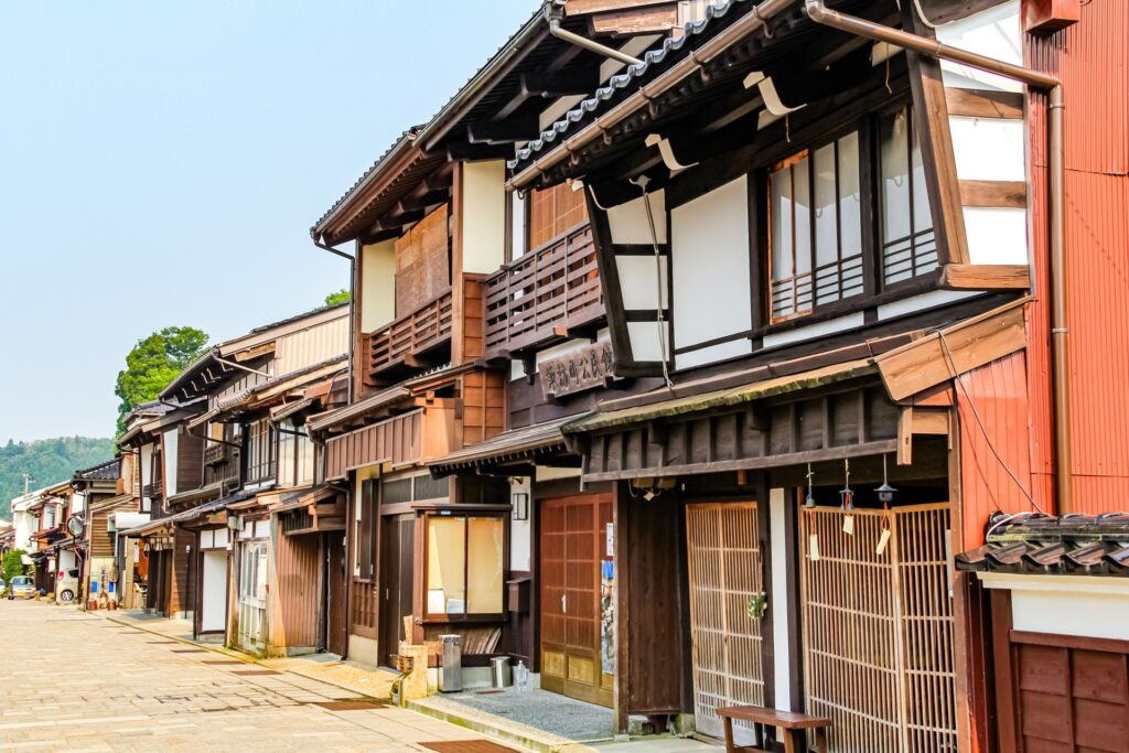 富士市八尾町の街並み