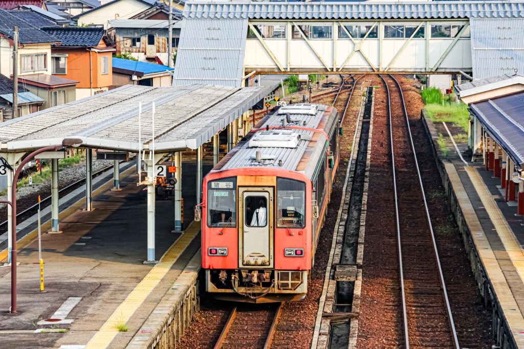 富山市八尾町の八尾駅