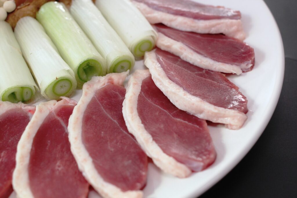 滋賀県草津市の鴨の料理