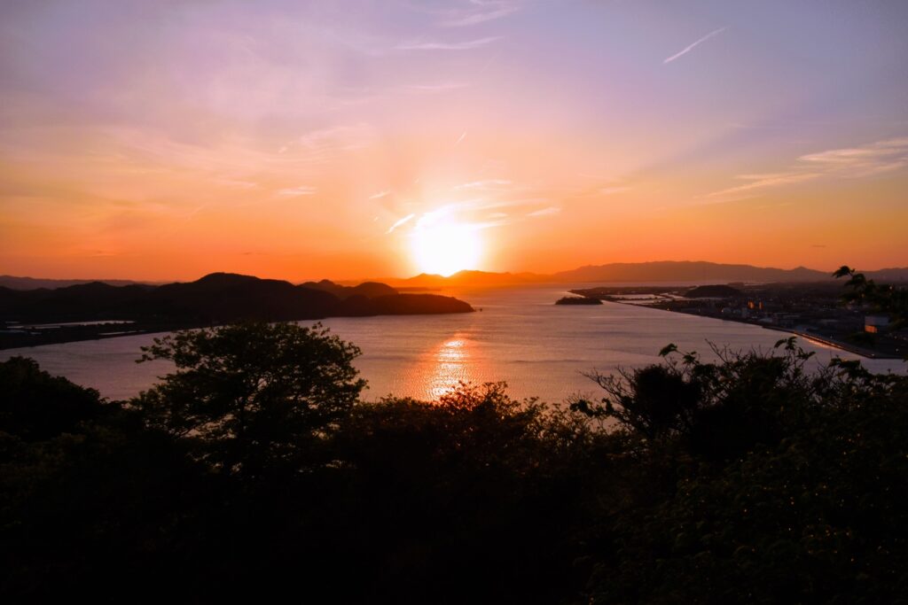 米子市の弓ヶ浜半島沿い