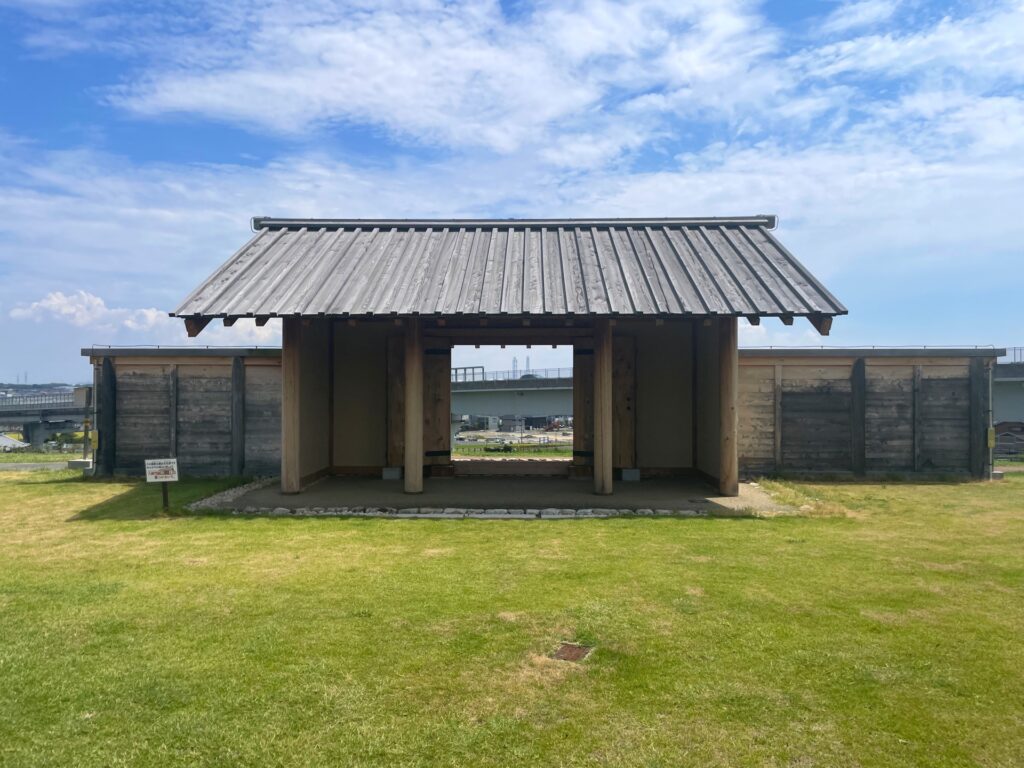 志太郡衙跡の景色 藤枝市の志太郡衙跡