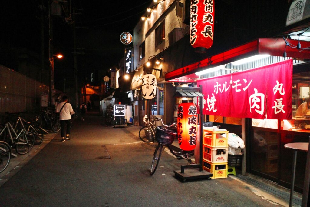 大阪市都島区の京橋グルメ街