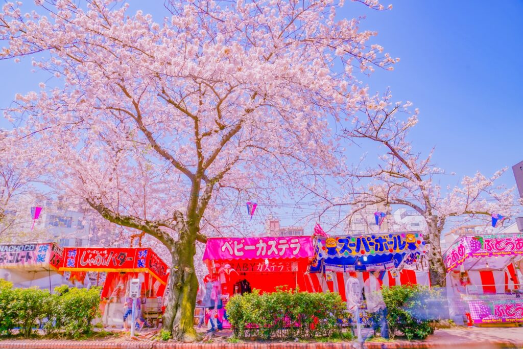 神奈川県横浜市南区の大岡川桜まつり