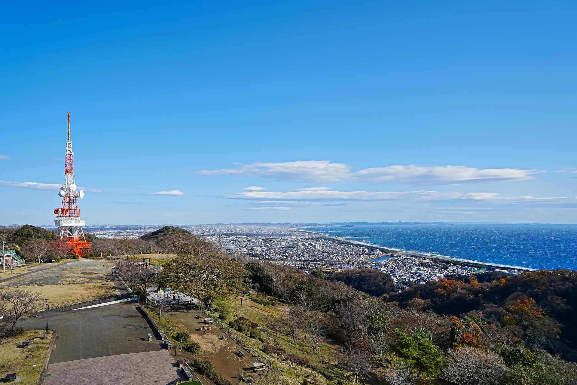 平塚市湘南台平からの景色