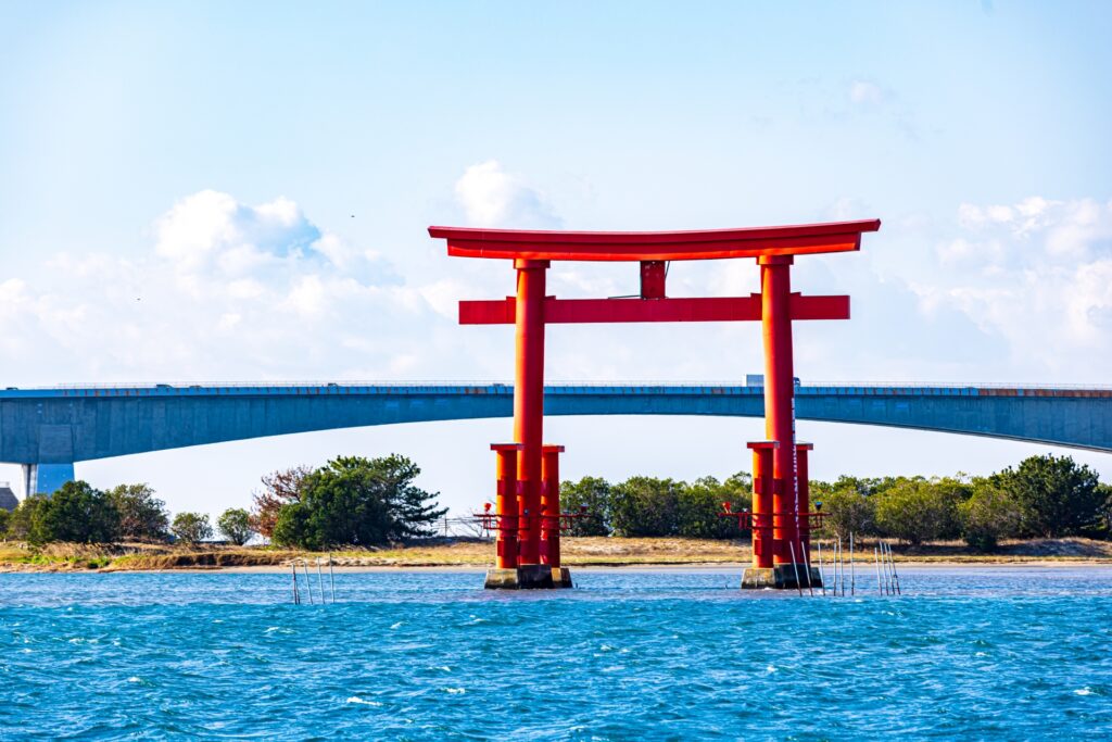 浜松市西区の弁天島海浜公園