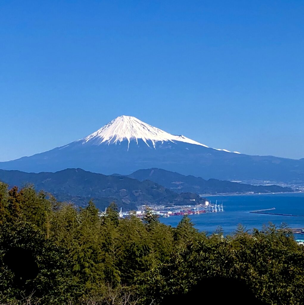 静岡県静岡市清水区の日本平から見た富士 静岡県静岡市清水区の日本平から見た富士