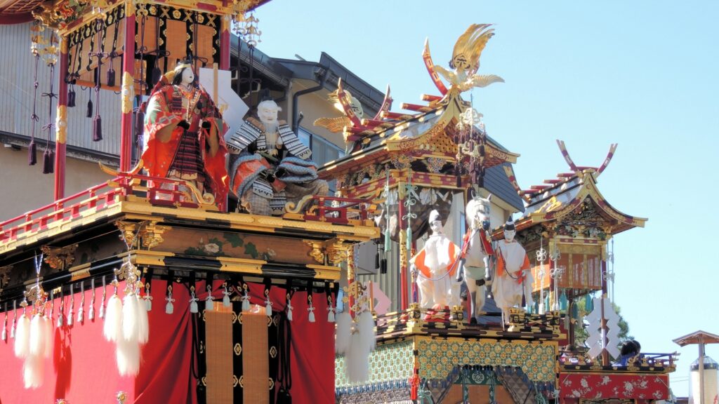 山車の写真 磐田市の磐田大祭り