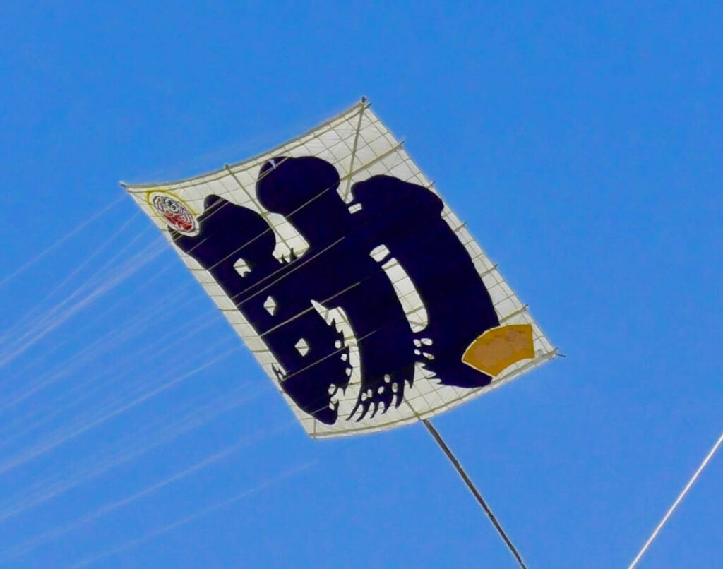 滋賀県東近江市の凧揚げ 滋賀県東近江市の凧揚げ