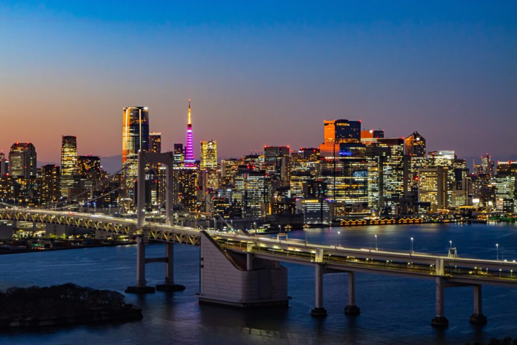 港区の夜景
