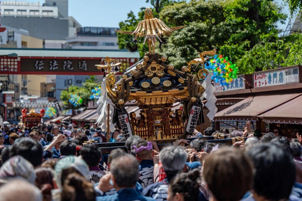 甲府市の甲府えびす講祭り