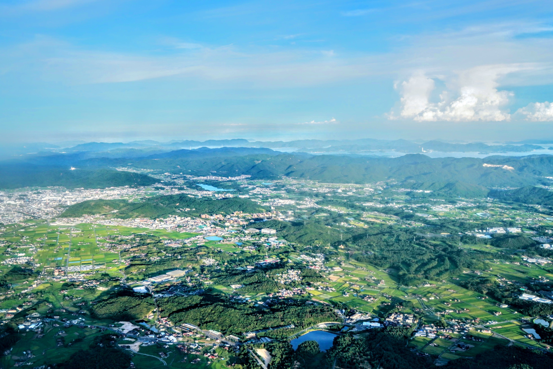 東広島市の全景