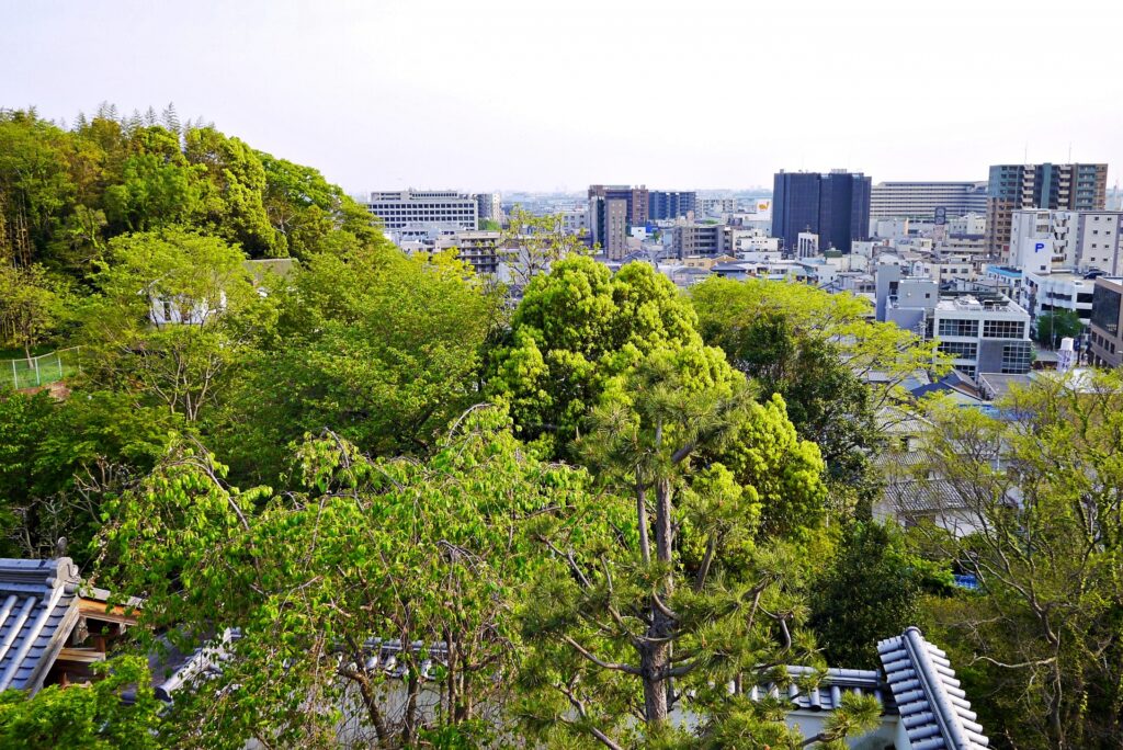 池田市の街並み