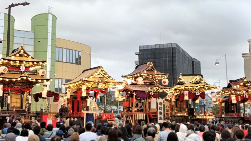 小松市のこまつ曳山子供歌舞伎