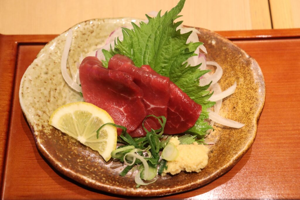 熊本市北区の馬刺し