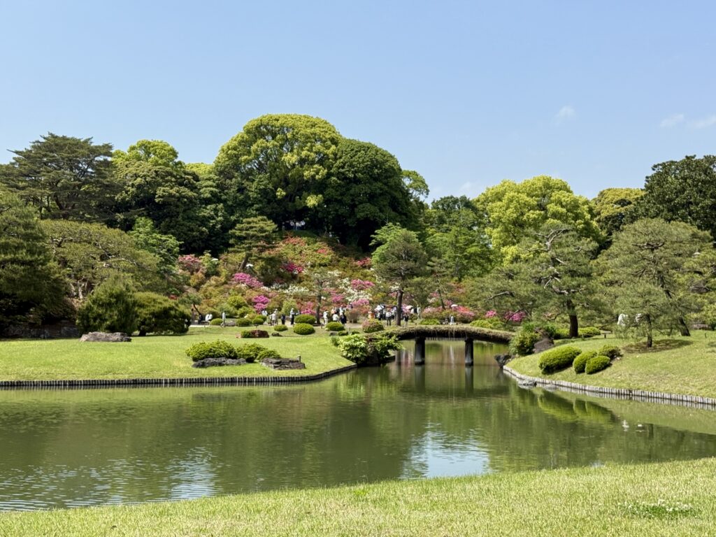 文京区の六義園の庭園