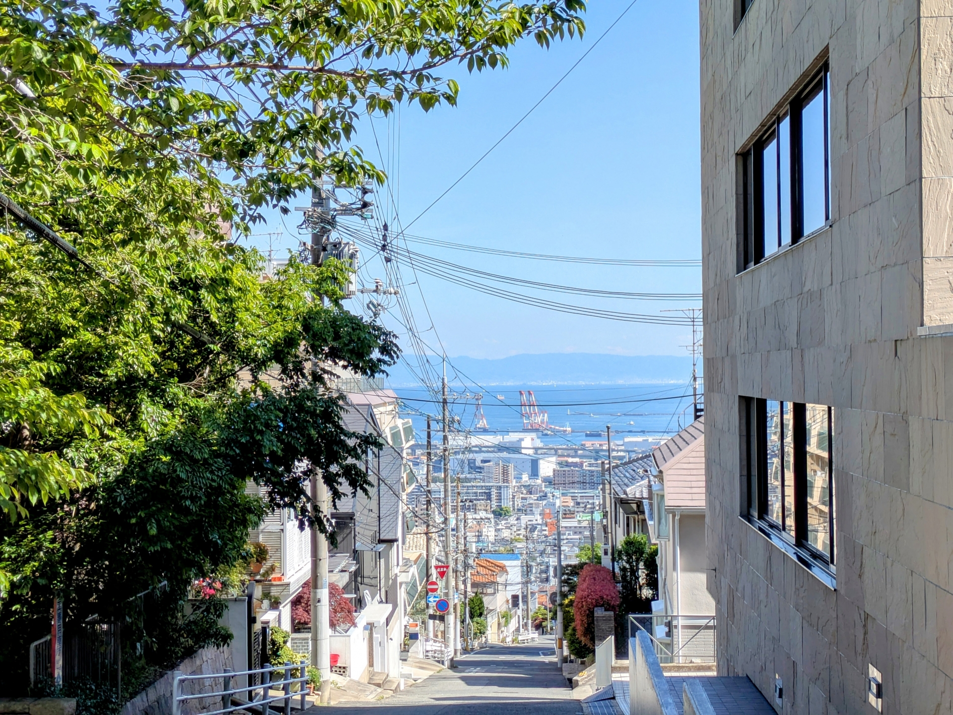 兵庫県神戸市灘区の街並み