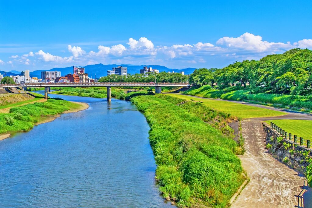 福井市・坂井市の足羽川