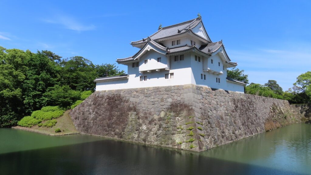 静岡県静岡市葵区の駿府城の天守閣 静岡県静岡市葵区の駿府城の天守閣