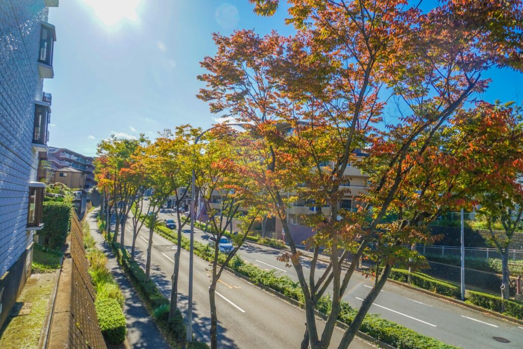 横浜市都筑区の街並み