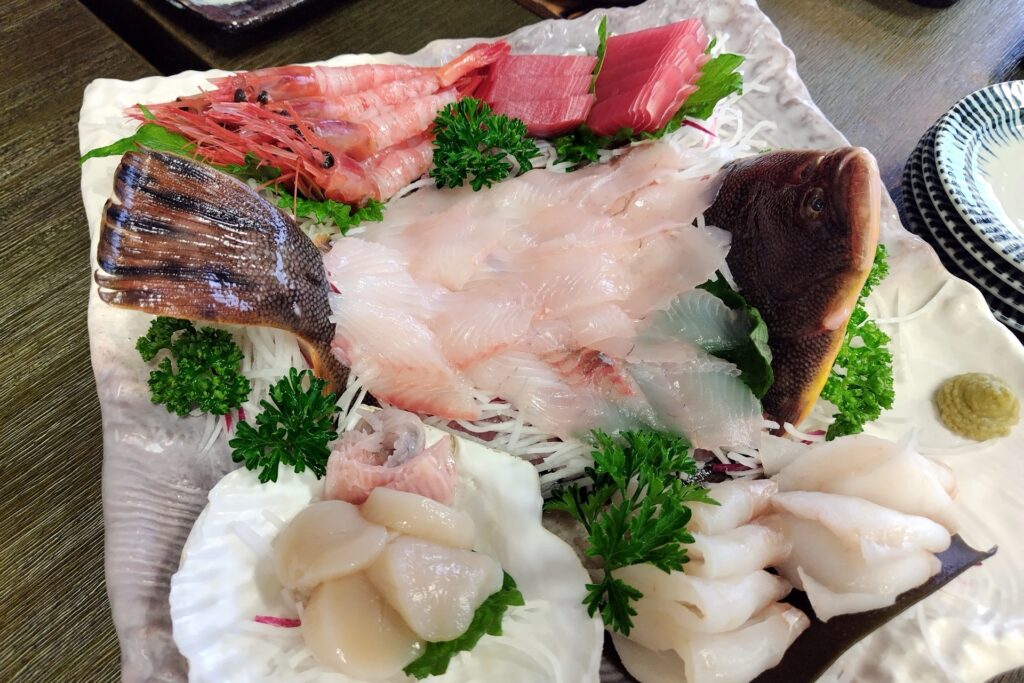 千葉市美浜区のシーフード料理の盛り合わせ
