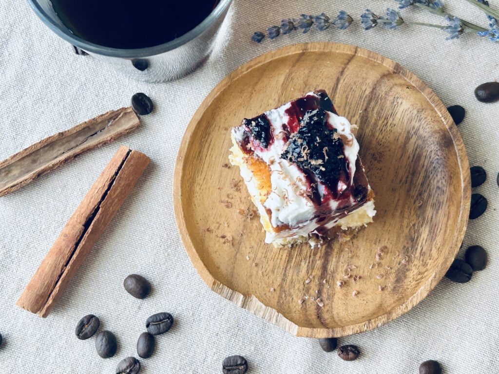 横浜市都筑区のケーキとコーヒーセット