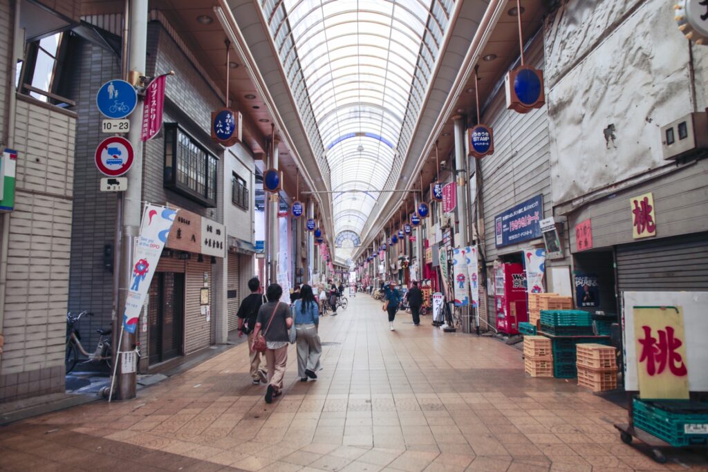 大阪府門真市の商店街と下町