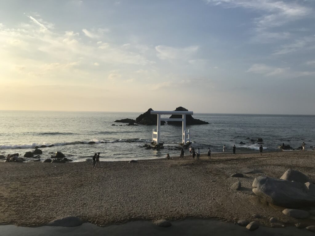 福岡市西区の糸島の夕焼け
