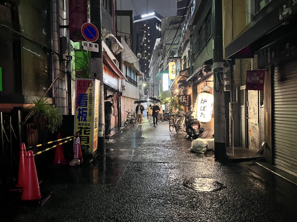 池田市の夜