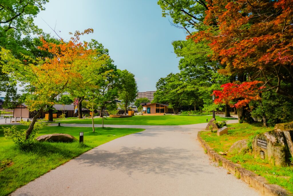 岐阜市の岐阜城公園