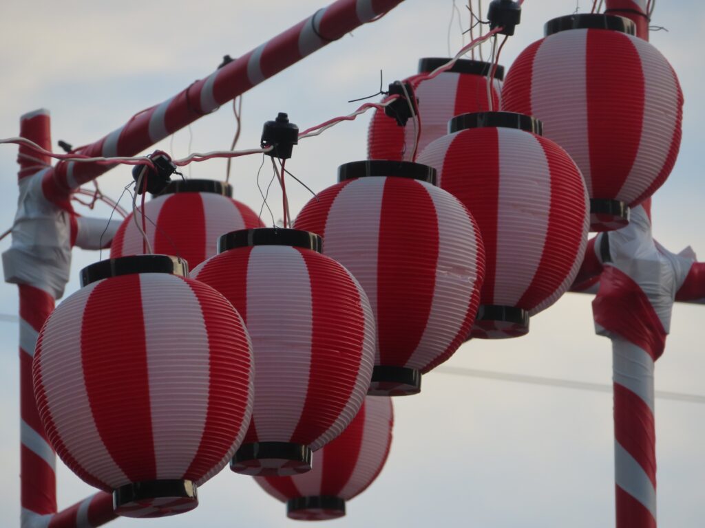 岡山県岡山市中区の提灯