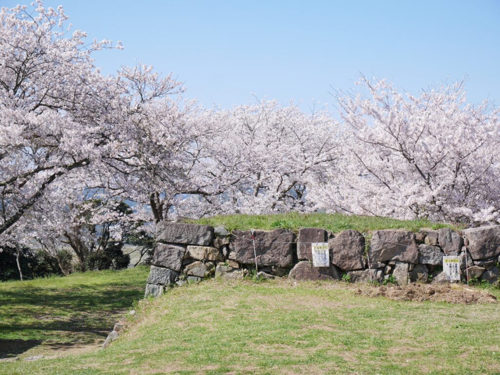 米子市の米子城跡