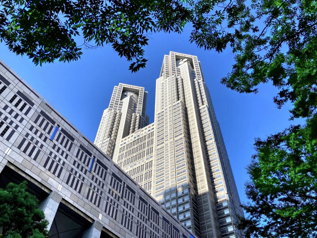 新宿区の東京都庁展望室