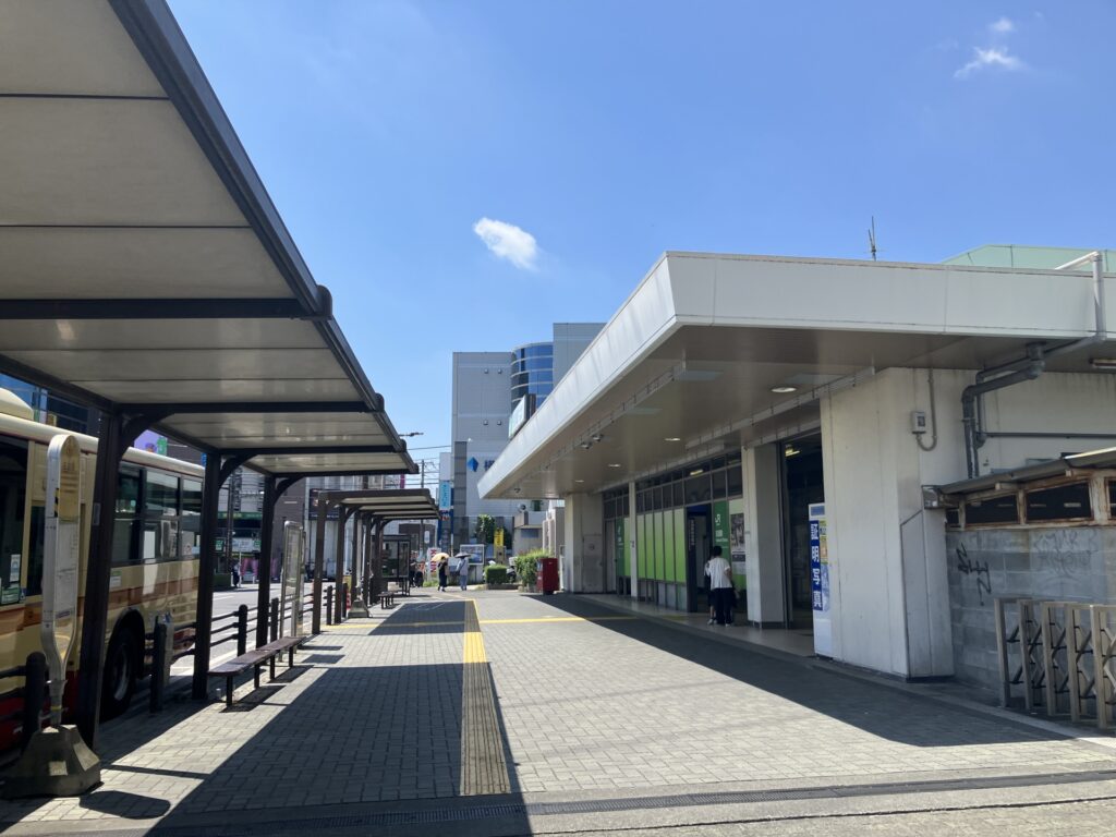 古淵駅前のショッピングエリア