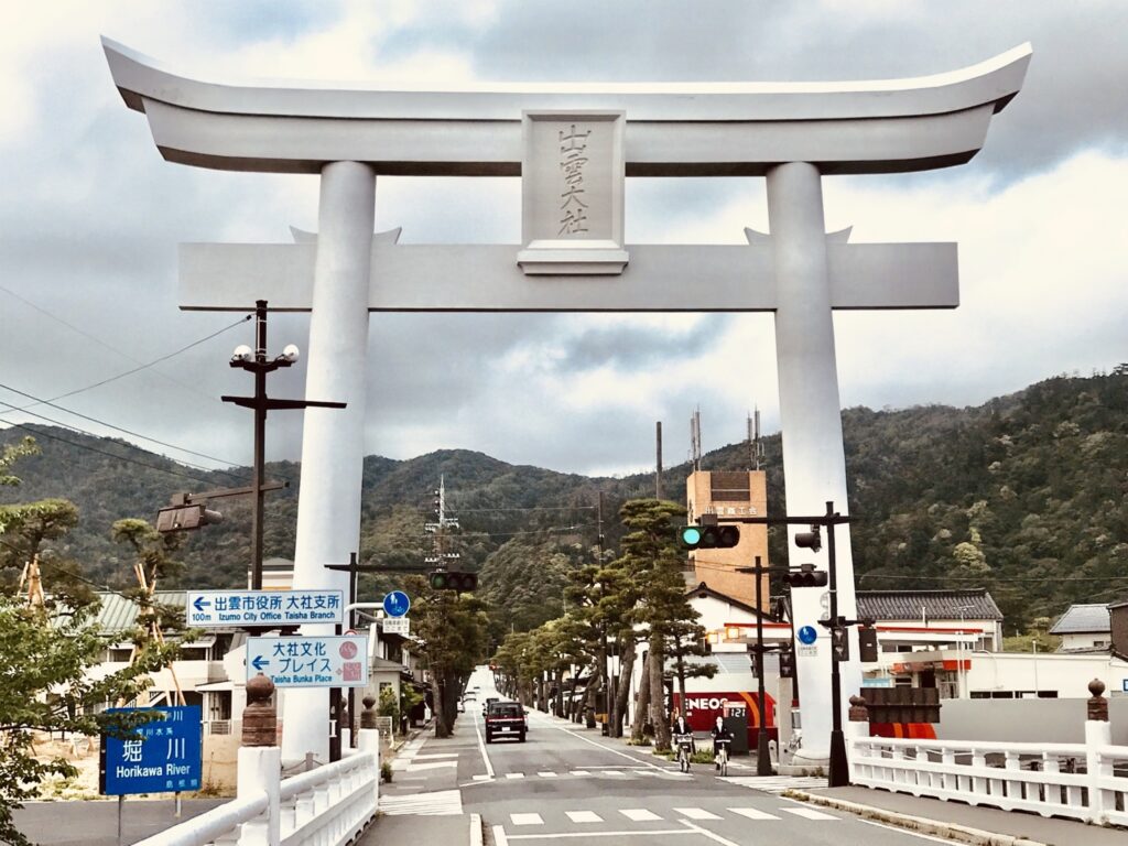 島根県出雲市の出雲大社の鳥居