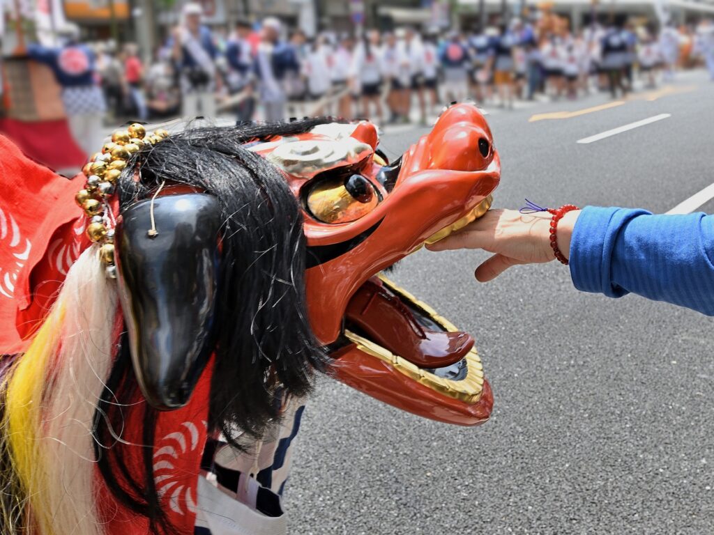 岡山県岡山市中区の獅子舞