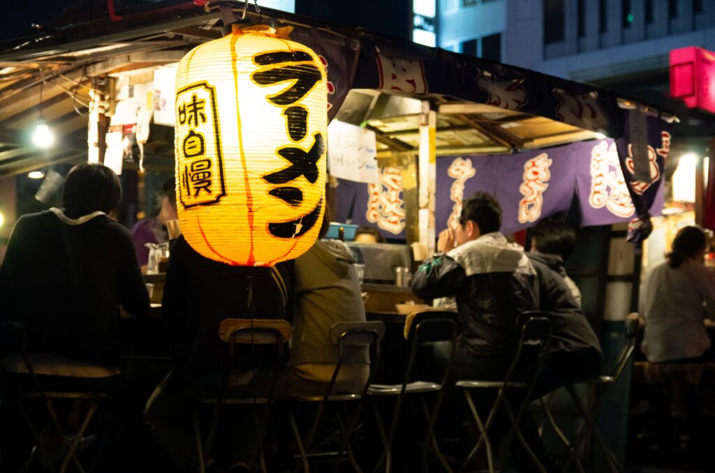 福岡市中央区のラーメン屋台