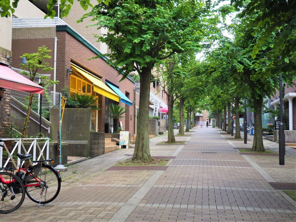 神奈川県横浜市緑区の街並み
